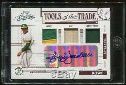 Reggie Jackson 2005 Absolute Tools of the Trade 1/1 Auto Patch Bat A's Signed Sp