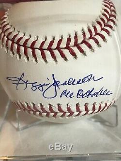 Reggie Jackson Autographed MLB Baseball Withinscrp Mr. October JSA Yankees, As