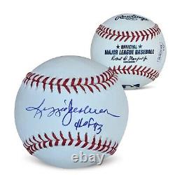 Reggie Jackson Autographed MLB Signed Baseball Hall of Fame HOF 1993 JSA + Case
