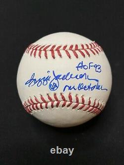 Reggie Jackson Autographed ROMLB Signed Baseball Inscribed HOF 93 Mr. October
