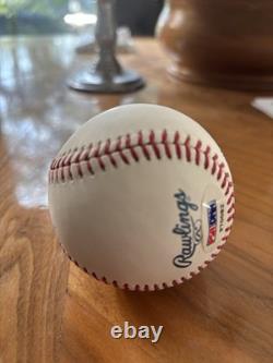 Reggie Jackson Autographed Signed Baseball MLB Yankees HOF 93'PSA/DNA