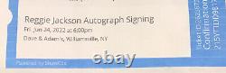 Reggie Jackson Autographed/Signed NY Yankees Vintage Logo Bullpen Car #/500