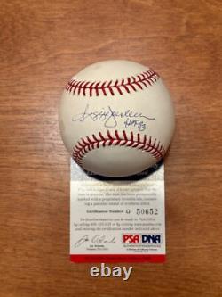 Reggie Jackson Autographed Signed OMLB w Inscr (PSA)