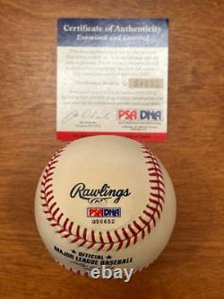 Reggie Jackson Autographed Signed OMLB w Inscr (PSA)