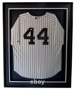 Reggie Jackson HOF NY Yankees Signed/Autographed Jersey Framed JSA 205635