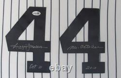 Reggie Jackson HOF NY Yankees Signed/Autographed Jersey Framed JSA 205635