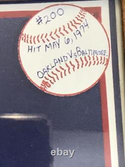 Reggie Jackson Hand Signed Autographed Home Run # 500 Poster Provenance 1984