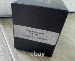 Reggie Jackson Mr October Autographed Signed Baseball COA Authenticated 563HR