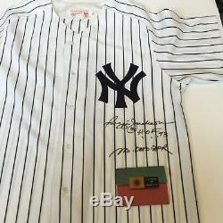 Reggie Jackson Mr October HOF'93 Signed Inscribed Yankees Jersey Upper Deck COA