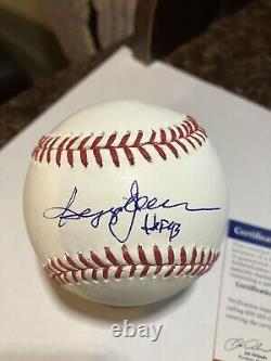 Reggie Jackson Roml Autographed Signed Baseball Psa Coa Yankees Record Holder