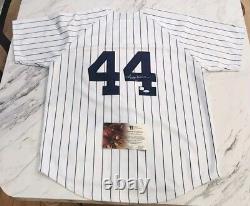 Reggie Jackson SIGNED/AUTOGRAPHED #44 New York Yankees Jersey with COA