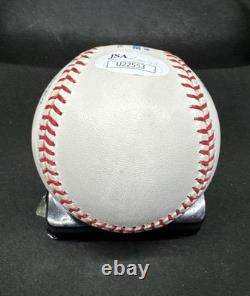 Reggie Jackson Signed AL baseball with 563 HRs inscription JSA Autographed MLB