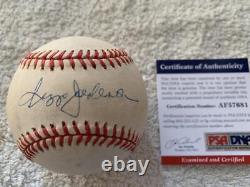 Reggie Jackson Signed Autograph Auto Rawlings Ball MLB Baseball PSA PSA/DNA COA