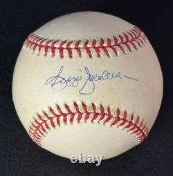 Reggie Jackson Signed Autographed Baseball. Official Al Baseball COA