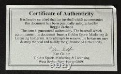 Reggie Jackson Signed Autographed Baseball. Official Al Baseball COA