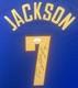 Reggie Jackson Signed Autographed Denver Nuggets NBA Finals Jersey JSA COA