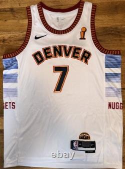 Reggie Jackson Signed Autographed Denver Nuggets NBA Finals Nike Jersey JSA COA