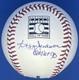 Reggie Jackson Signed Autographed Hall Of Fame Logo Baseball with HOF 93 Beckett
