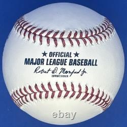 Reggie Jackson Signed Autographed Hall Of Fame Logo Baseball with HOF 93 Beckett