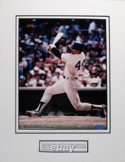 Reggie Jackson Signed/Autographed NY Yankees 8x10 Photo in 11x14 Matted Display
