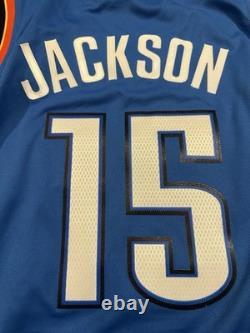 Reggie Jackson Signed Autographed OKC Thunder Adidas NBA XXL Jersey JSA COA