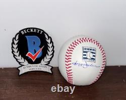 Reggie Jackson Signed Autographed Rawlings HOF Baseball New York Yankees Beckett