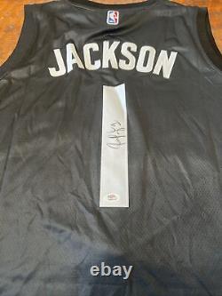 Reggie Jackson Signed Los Angeles Clippers Jersey PSA DNA Coa Autographed