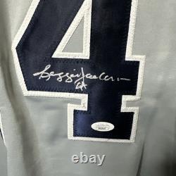 Reggie Jackson Signed New York Yankees Grey Custom baseball Jersey Autographed