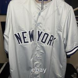 Reggie Jackson Signed New York Yankees Grey Custom baseball Jersey Autographed