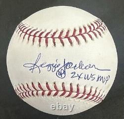 Reggie Jackson Signed Official MLB Baseball 2x WS MVP Mint Autograph RJ.com COA