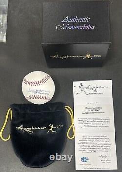 Reggie Jackson Signed Official MLB Baseball 2x WS MVP Mint Autograph RJ.com COA