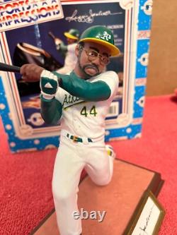 Reggie Jackson Signed Sports Impressions Figurine 740/975 Auto Autographed SI