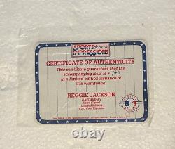 Reggie Jackson Signed Sports Impressions Figurine 740/975 Auto Autographed SI