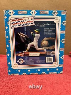 Reggie Jackson Signed Sports Impressions Figurine 740/975 Auto Autographed SI