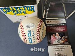 Reggie Jackson Sweet Spot Signed Autographed Mint OMLB Baseball JSA COA