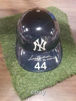 Reggie Jackson Yankees Autographed Signed Official Baseball Helmet Upper Deck