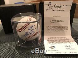 Reggie Jackson Yankees Signed Baseball Authentic Memorabilia Mint With COA