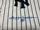 Reggie Jackson Yankees White Pinstripe Jersey Signed Autographed JSA COA