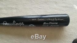 Reggie Jackson autographed bat withLOA #151 of 563