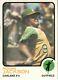 Reggie Jackson-of-oakland A's-1973 Topps #255-autographed-rare-hall Of Famer