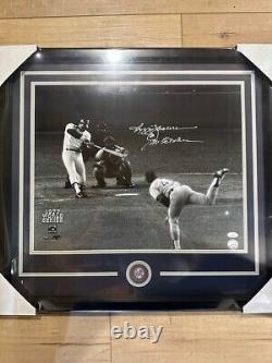 Reggie Jackson signed Mr October autographed Yankees 16x20 photo framed JSA