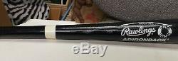 Reggie Jackson signed autograph black bat Yankees with w 44 & 563 HR included
