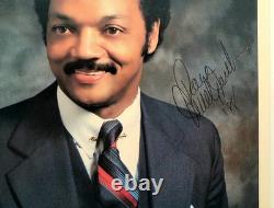 Rev Jesse Jackson Signed 8x10 Photo Autograph Civil Rights Leader JSA COA USA