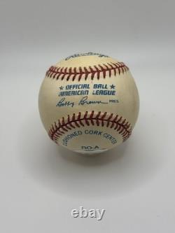 Rev. Jesse Jackson Signed ROAL Baseball Autographed JSA COA Inscribed Peace