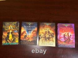 Rick Riordan Percy Jackson Collection Set Complete Signed Autographed 25 Books