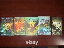 Rick Riordan Percy Jackson Collection Set Complete Signed Autographed 25 Books