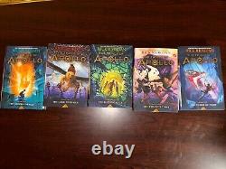 Rick Riordan Percy Jackson Collection Set Complete Signed Autographed 25 Books