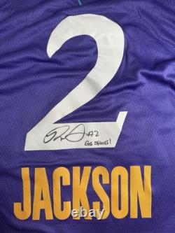 Rickea Jackson Signed Autographed Los Angeles Sparks Jersey Inscription