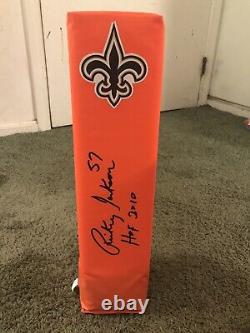 Rickey Jackson signed autographed pylon New Orleans Saints HOF 2010 Inscribed