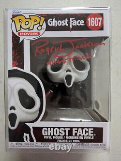 Roger JACKSON Signed Scream FUNKO POP Figure Ghostface Autograph JSA COA Rare